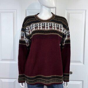 INTI Women's large  wool sweater